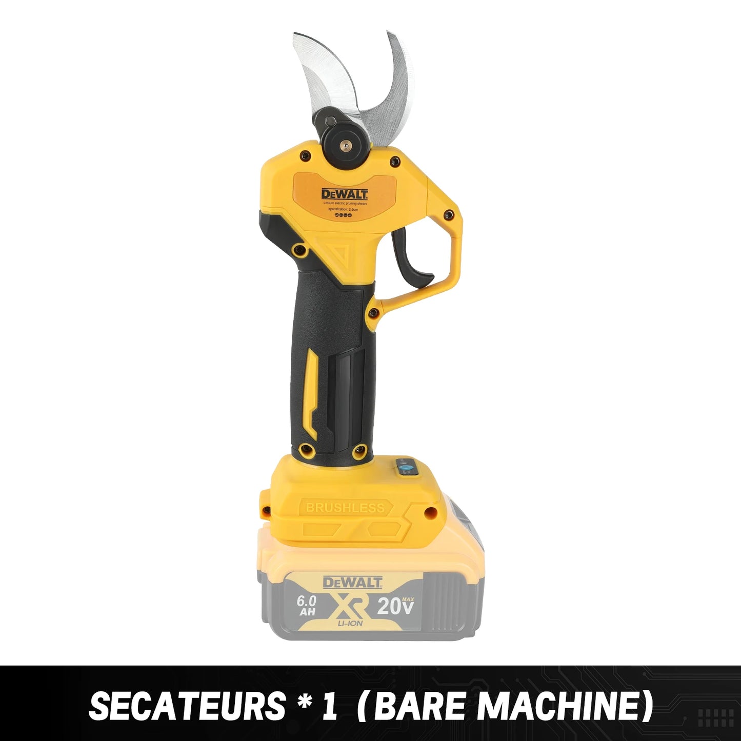 Dewalt 18V Brushless Cordless Pruning Shears:The Ideal Tool for Effortless and Precise Fruit Tree&Branch Trimming in Your Garden