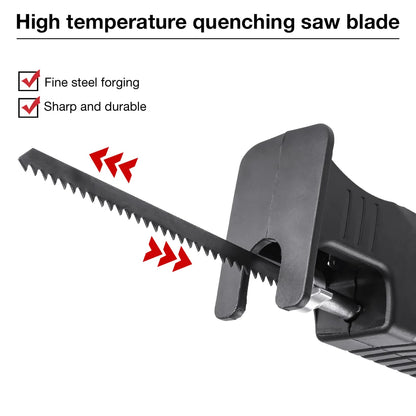 Portable Reciprocating Saw Adapter, 3/9pcs Saw Blade Electric Drill Modified Jig Saw, Wood Cutting Machine DIY Woodworking Tools