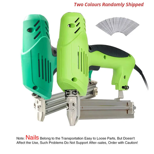 220V Electric Nail Gun Nailing Stapler Shooter Stapler Gun Woodworking Nail Gun Accessories Pneumatic Gun Nail F30 Straight Nail