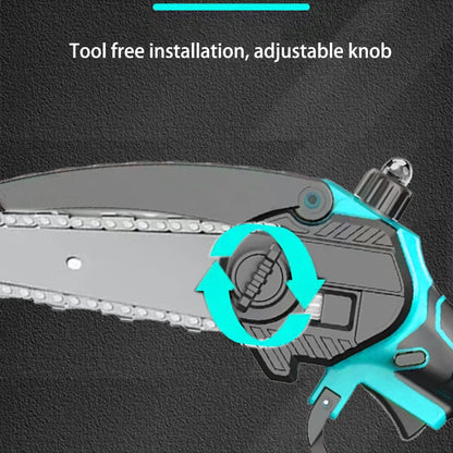 Electric Chain Saw Handheld Portable Chainsaw Tree 6IN Wood Cutter Pruning Garden Power Tools Fit Makita/Dewalt/milwaukee 18V